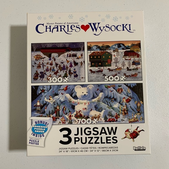 Master Painter of Americana Charles Wysocki 3 Jigsaw Puzzles-NIB - Picture 3 of 9